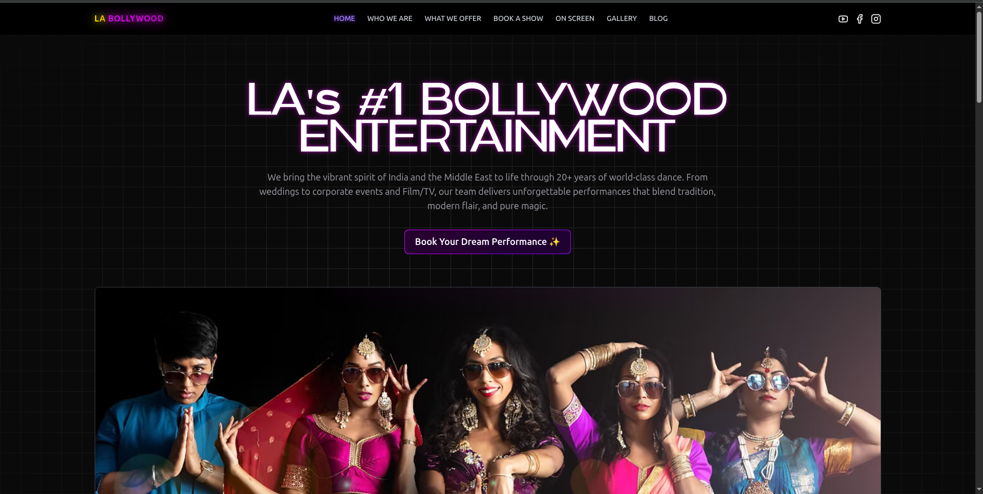Bollywood LA website