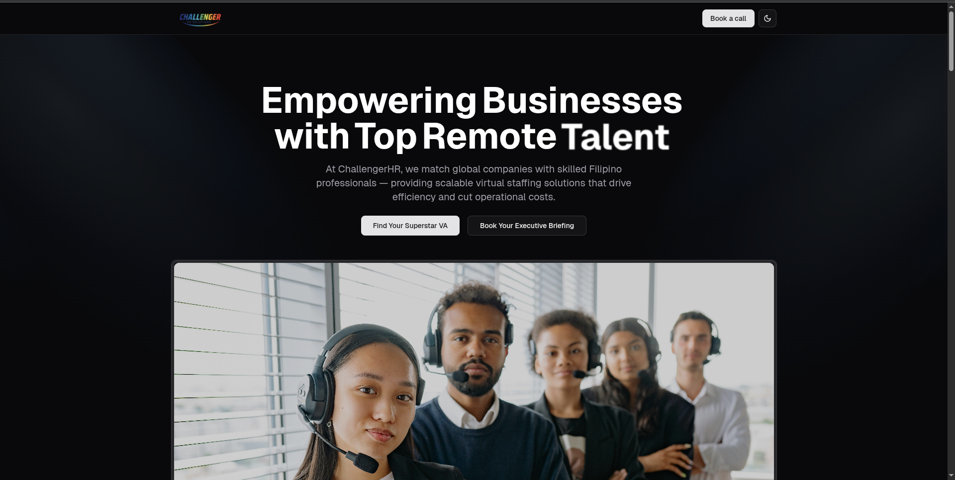 Challenger HR website