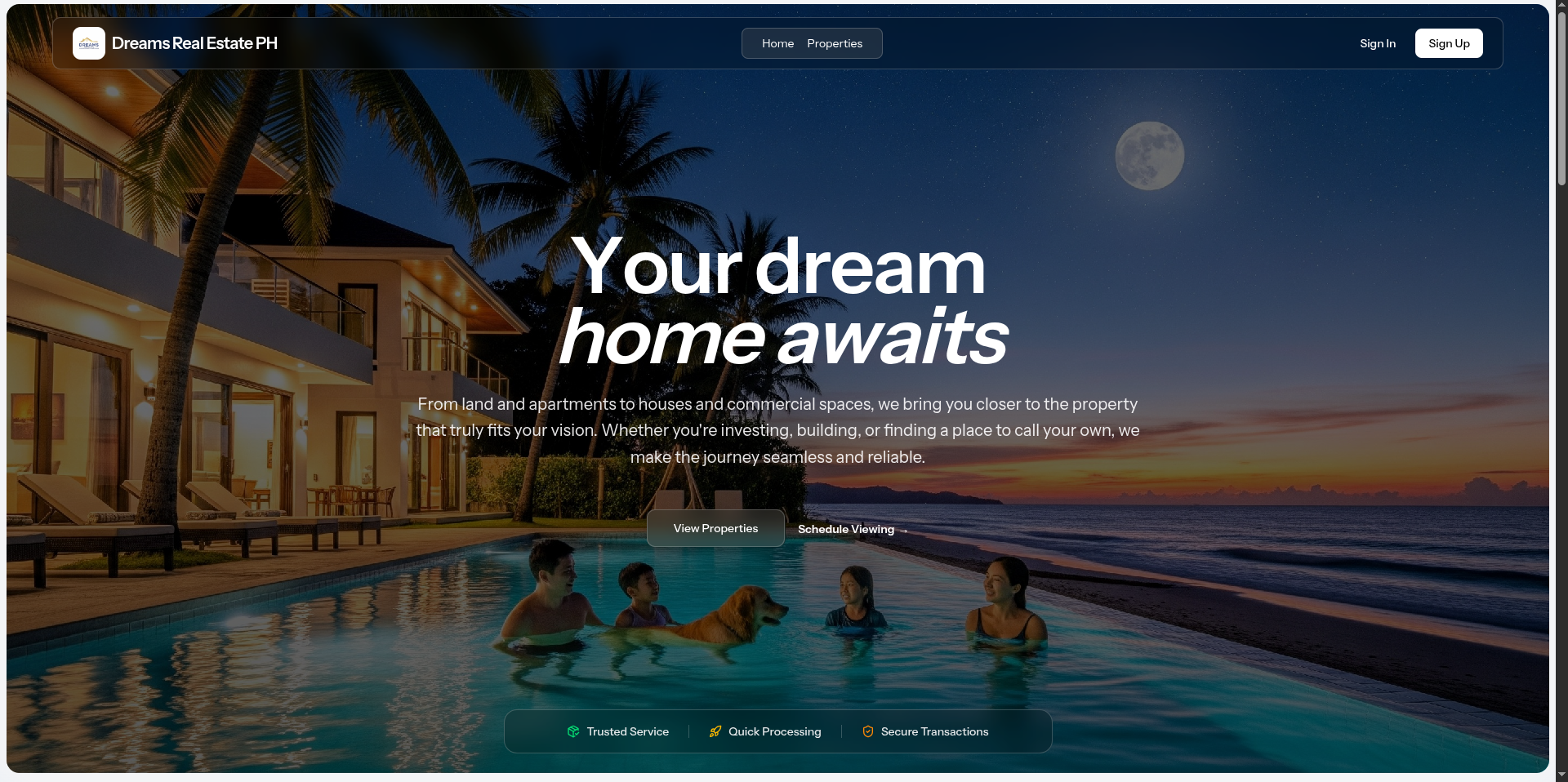 Dreams PH platform