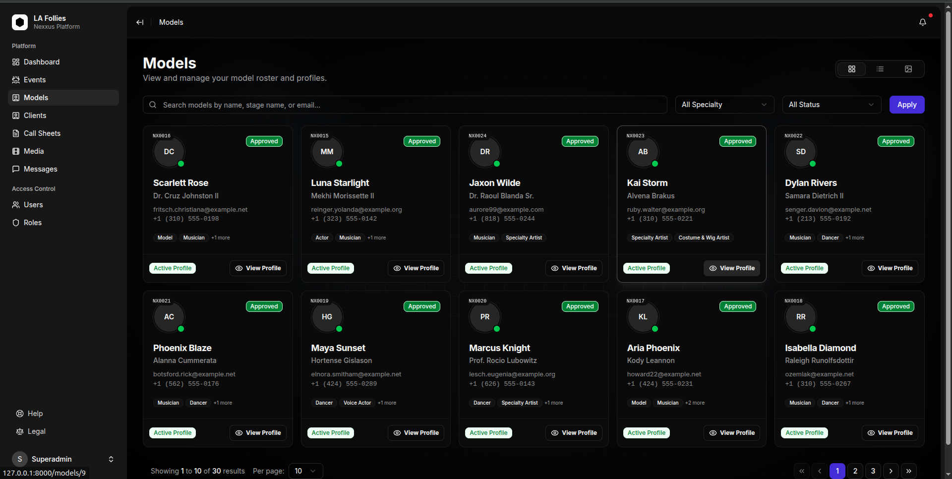 Nexxus platform